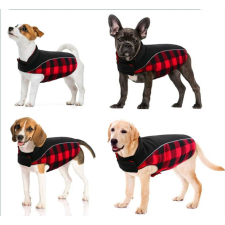 PetGear Kutyaruha - Tépőzáras kifordítható mellény - Piros kockás - M kutyaruha