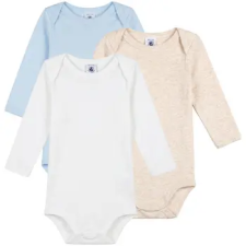 Petit bateau Bébi body LOT BODIES X 3 Sokszínű 3 hónapos kombidressz, body