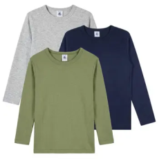 Petit bateau Hosszú ujjú pólók TSML X 3 Sokszínű 5 éves
