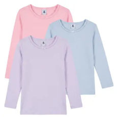 Petit bateau Hosszú ujjú pólók TSML X 3 Sokszínű 6 éves
