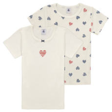 Petit bateau Rövid ujjú pólók TSMC X2 Fehér 6 éves