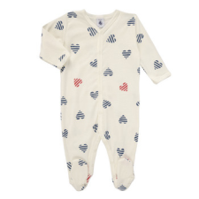 Petit bateau Ruhák BERTHO Fehér 18 hónapos hálóing, pizsama