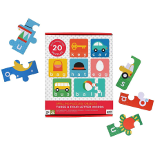 Petit Collage Az első helyesírási kirakóm tárgyakkal játék puzzle, kirakós