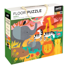 Petit Collage Floor puzzle szafari 24 db puzzle, kirakós