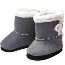 Petitcollin téli csizma szürke (28 cm-es babához) játékbaba felszerelés