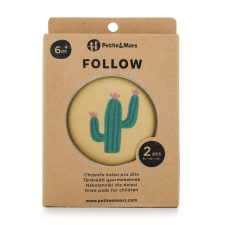 Petite & Mars Elasztikus térdvédők kúszáshoz Follow Intense Ochre gyerek zokni