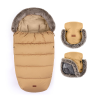 Petite&Mars Petite & Mars Comfy 4in1 Téli Szett Furry Elegant Caramel Bundazsák Kézmelegítő és Kesztyű Babakocsira