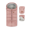 Petite&Mars Petite & Mars Jibot 3in1 Téli Szett Jasie Dusty Pink Bundazsák Kézmelegítő és Kesztyű Babakocsira