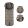  PETITE&MARS Téli szett Arctic 4in1 bundazsák + kézmelegítő kesztyű babakocsira Furry Mocha Mousse