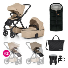  PETITE&MARS Kombinált babakocsi ICON 2in1 Mocha Beige XXL RWS babakocsi