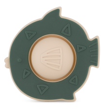 Petite&Mars Petite&amp;Mars Fish Fiona Szilikon játék 6hó+, Misty Green készségfejlesztő