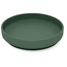 Petite&Mars Take&Match Misty Green szilikon tányér tapadókoronggal babaétkészlet