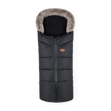 PetiteMars PETITE&MARS Bundazsák Arctic 4in1 Forever Black babakabát, overál, bundazsák