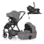 PetiteMars PETITE&MARS Kombinált babakocsi ICON 2in1 Dove Grey LITE RWS + Core Pro i-Size Black Grey + Bázis