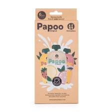 PetiteMars Petite & Mars Papoo Original tasak bébiételekhez, 6 db babaétkészlet