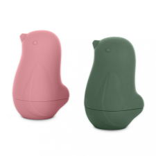 PetiteMars PETITE&MARS Szilikon fürdőjáték Love birds Rose Green 6hó+ fürdőszobai játék