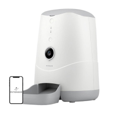 Petoneer PF007 Nutri Vision intelligens ételadagoló kamerával, fehér kutyatál
