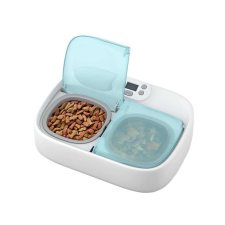 Petoneer Two-Meal Feeder intelligens Etetőtál #kék-fehér kutyatál