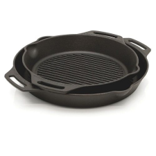 Petromax GP30 Öntöttvas grillserpenyő fogantyúval 30 cm edény