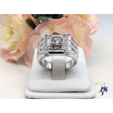  Petrus antiallergén white pecsétgyűrű cirkónia kővel gyűrű