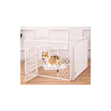 Petsi kutya kennel 91x91x60cm - fehér szállítóbox, fekhely kutyáknak