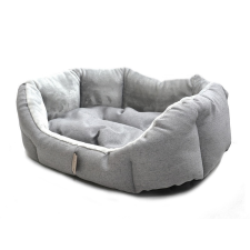 Petsy Alík puha gyapjú kutyafekhely - szürke - 65 cm szállítóbox, fekhely kutyáknak