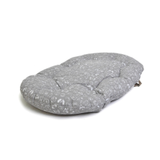 PETSY MAX PAMUT KUTYAPÁRNA 120 CM, SZÜRKE/FEHÉR MINTÁS szállítóbox, fekhely kutyáknak