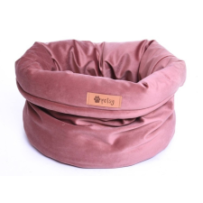 PETSY ROYAL BASKET kutya, macska bársonyos poliészter fekhely - pink - ? 40 cm szállítóbox, fekhely kutyáknak