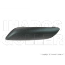  Peugeot 207 2006.06.01-2013.06.30 Első lökhárító díszléc fekete bal (09-ig) (07P8) lökhárító