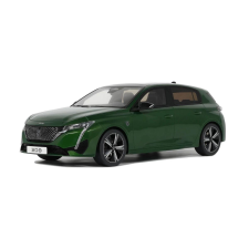  Peugeot 308 GT olívazöld 2022 modellautó 1:18 makett