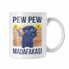 Pew-Pew Madafakas - Fehér Bögre bögrék, csészék