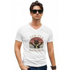  Pew-Pew Madafakas - Férfi V Nyakú Póló férfi póló