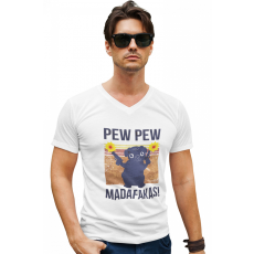  Pew-Pew Madafakas - Férfi V Nyakú Póló