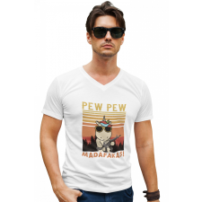  Pew-Pew Madafakas - Férfi V Nyakú Póló férfi póló
