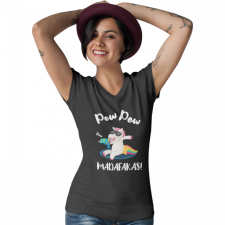  Pew-Pew Madafakas - Női V Nyakú Póló női póló