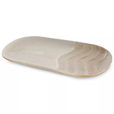  Pezsgő színű, ívelt, modern tál dekoráció