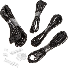 PHANTEKS Extension Cable Set 500mm X-Muster - fekete/ezüst (PH-CB-CMBO_XSV) kábel és adapter