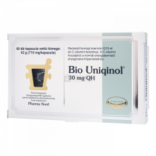 Pharma Nord Bio Uniqinol QH kapszula 30 mg 60 db vitamin és táplálékkiegészítő