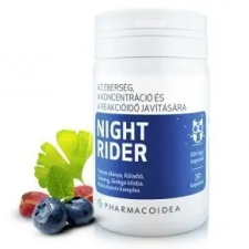  Pharmacoidea night rider kapszula éberség-koncentráció-reakcióido javító kapszula 30 db vitamin és táplálékkiegészítő