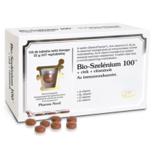 PHARMANORD BIO-SZELENIUM 100+ZN+VIT TBL 120X vitamin és táplálékkiegészítő