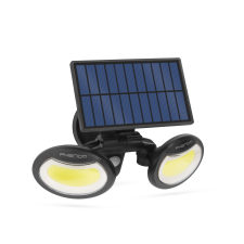 Phenom Kültéri mozgásérzékelős napelemes reflektor - forgatható kültéri világítás