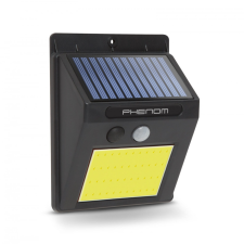 Phenom Mozgásérzékelős szolár reflektor - fali - COB LED (55288B) kültéri világítás