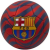 PHI FC Barcelona: Swirl focilabda, piros - 5-ös méret