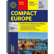  Philip's Compact Atlas Europe – Philip's Maps idegen nyelvű könyv