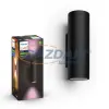 Philips 17463/30/P7 Appear Hue LED falikar fekete 2x8W 1200lm 25000h LED A-A++ IP44