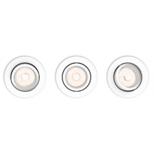 Philips 3PAK dugaszolható halogén rögzítő ENNEPER GU10 kerek mozgatható fehér PHILIPS világítás