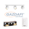 Philips 50473/31/P6 BUCKRAM LED spot lámpa falon kívüli fehér 3x5.5W 2200-6500K 1050lm GU10 15000h A++ -> E IP20