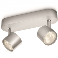 Philips 56242/48/16 STAR bar szürke kettes szpotlámpa 2x4.5W SELV világítás