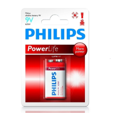 Philips 6LR61P1B/10 - Alkáli elem 6LR61 POWER ALKALINE 9V tölthető elem