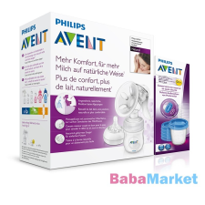 Philips Avent Avent Natural kézi mellszívó + Ajándék VIA pohár 180 ml - 5 db mellszívó